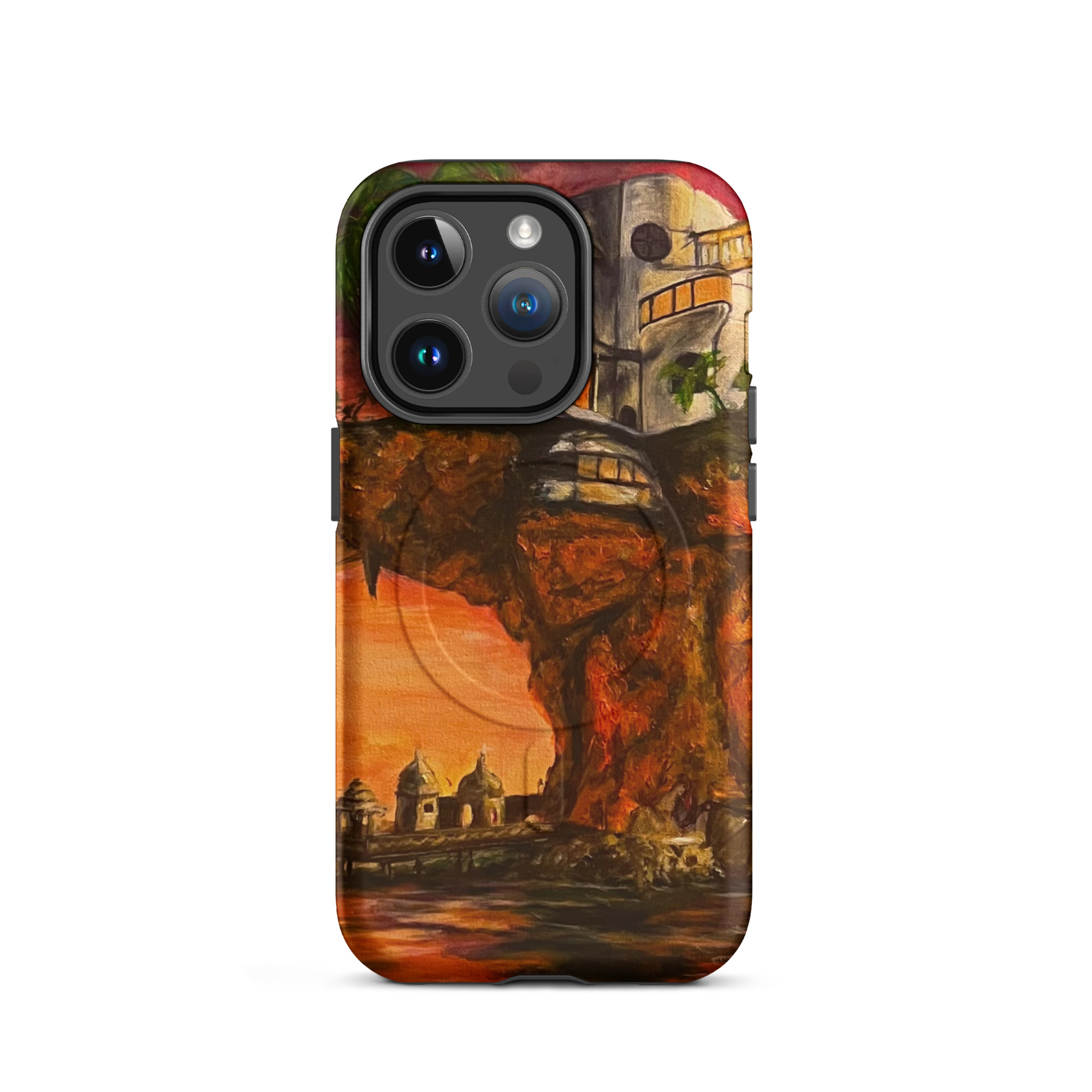 Gorrilaz Plastic Beach PaintedMagSafe® tough case for iPhone® - Image 4