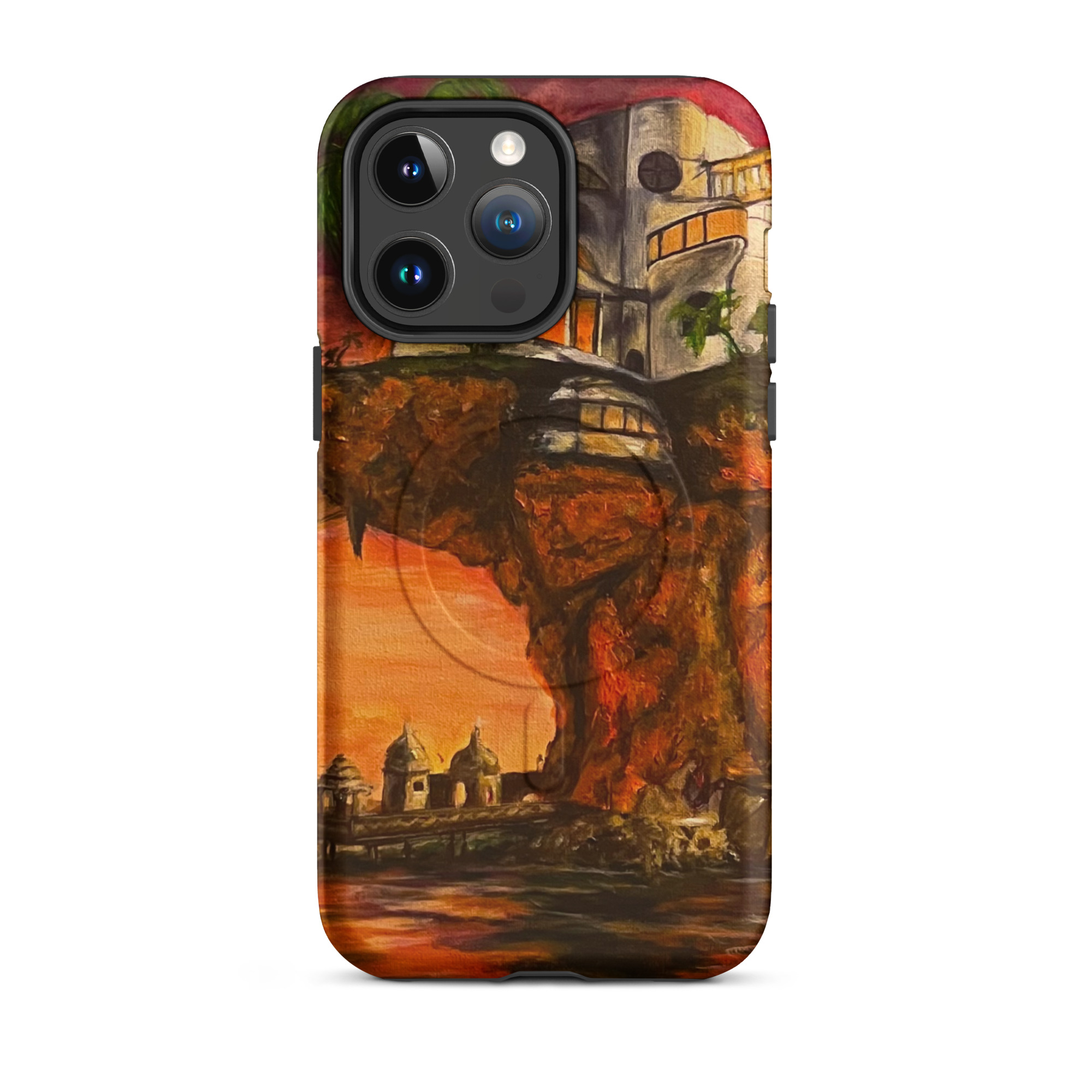Gorrilaz Plastic Beach PaintedMagSafe® tough case for iPhone® - Image 5