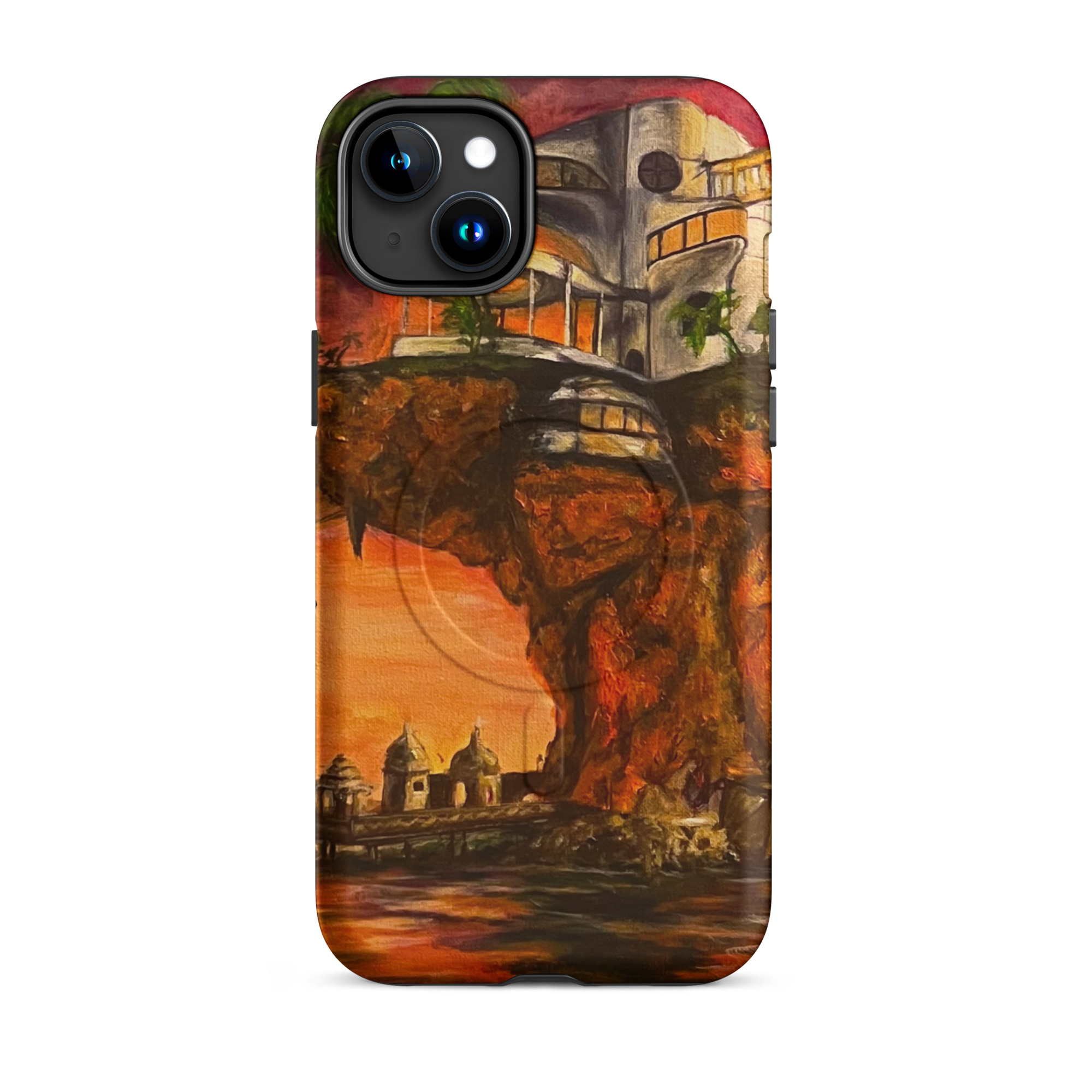 Gorrilaz Plastic Beach PaintedMagSafe® tough case for iPhone® - Image 6