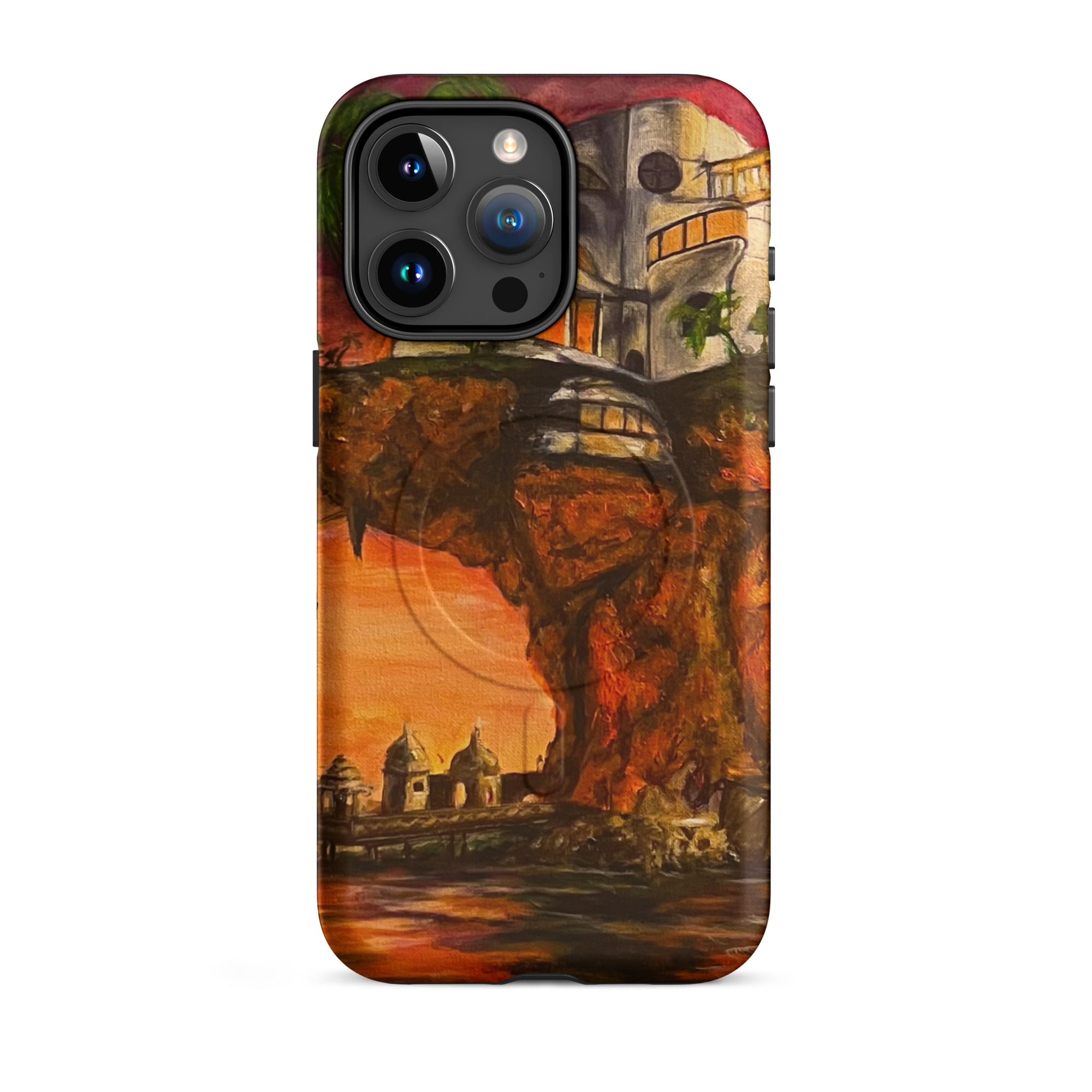 Gorrilaz Plastic Beach PaintedMagSafe® tough case for iPhone® - Image 8