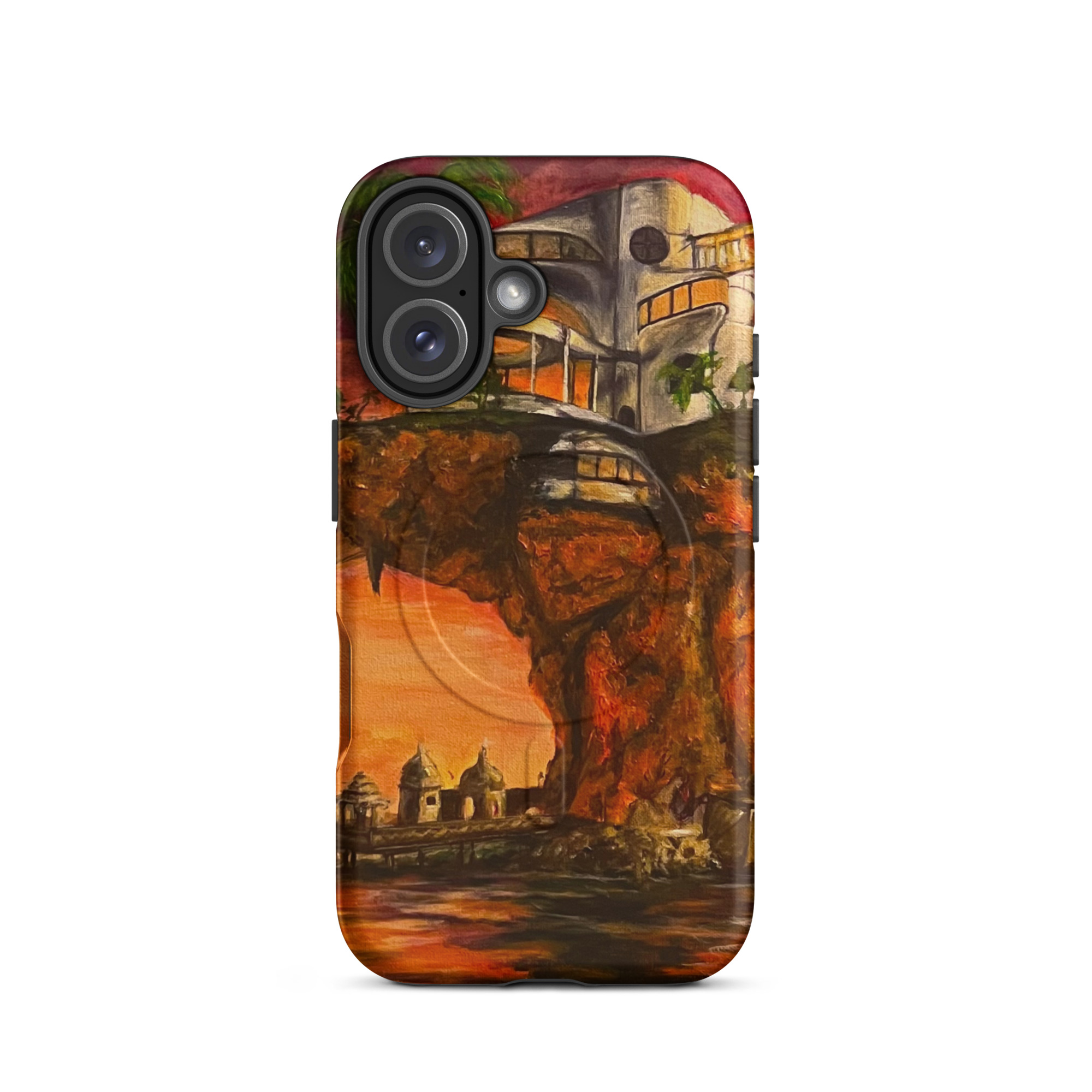 Gorrilaz Plastic Beach PaintedMagSafe® tough case for iPhone® - Image 9