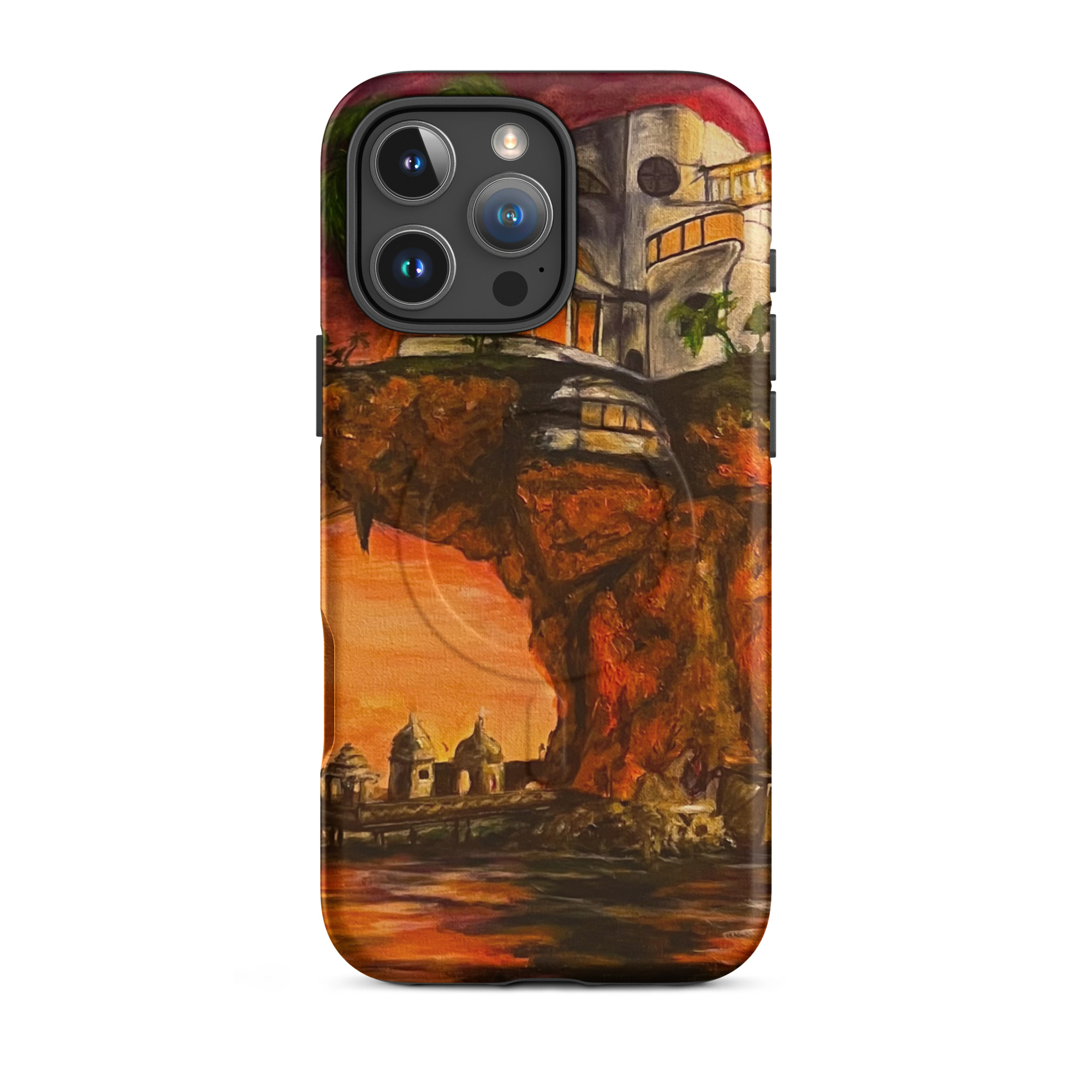 Gorrilaz Plastic Beach PaintedMagSafe® tough case for iPhone® - Image 12