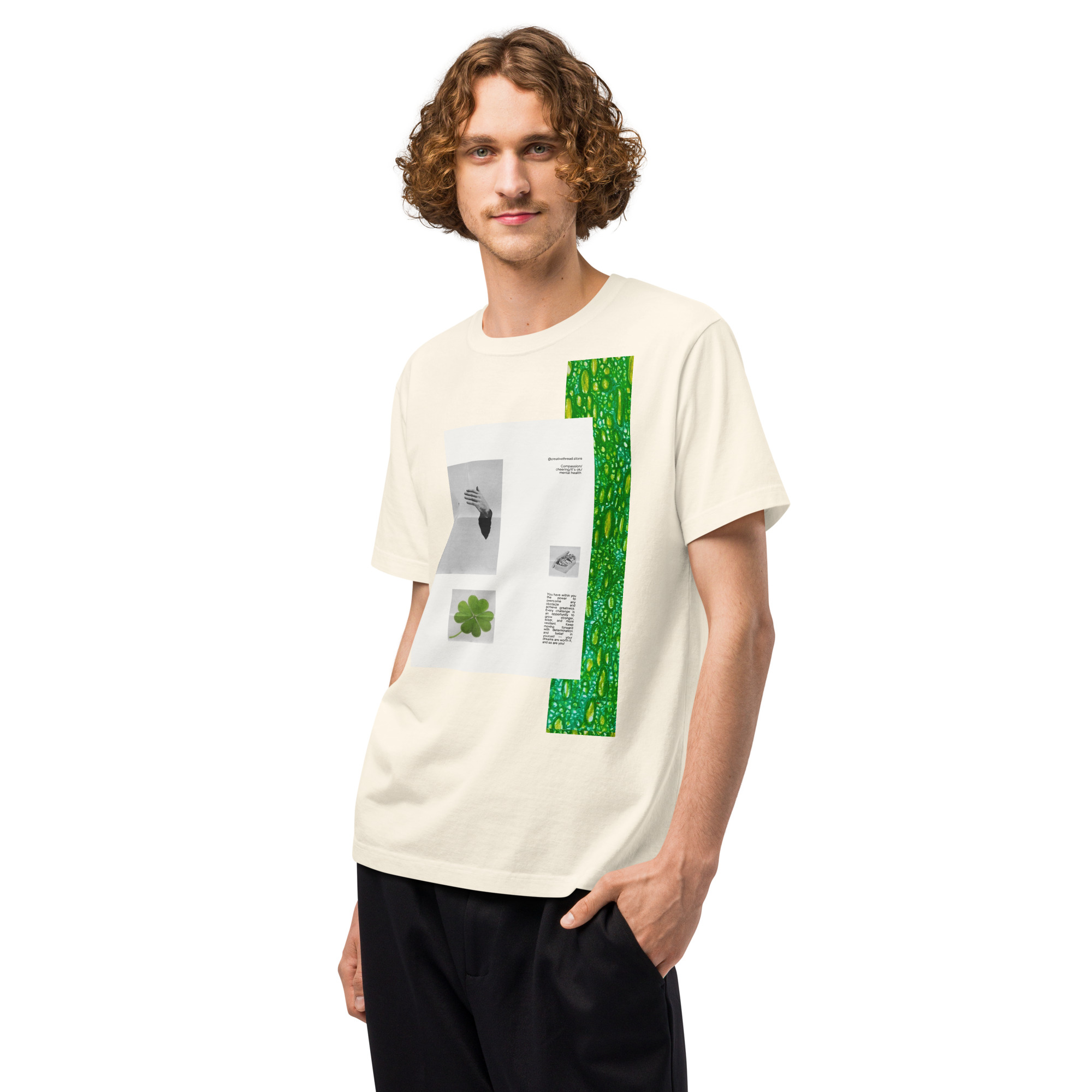Creative Thread Abstract Style Oversized T-shirt - Image 4