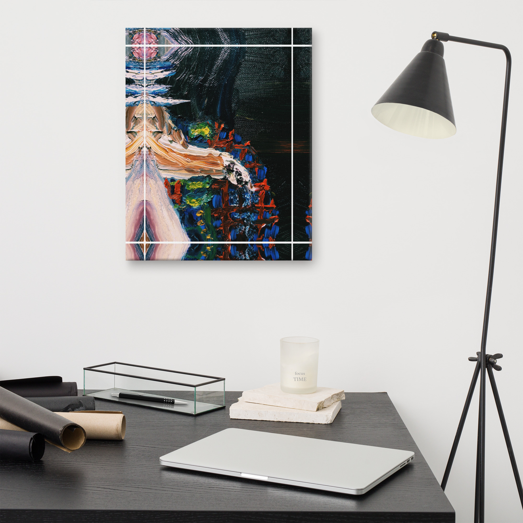 "Lady With Cat" Canvas From The JAM Collection - Image 3