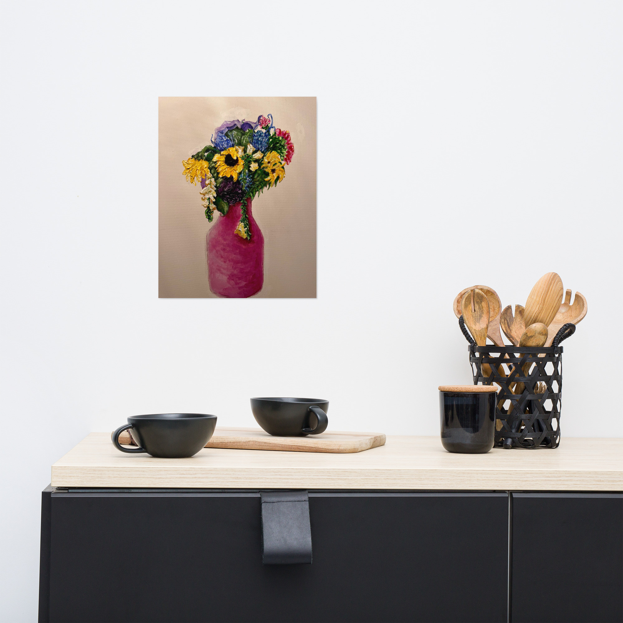 "Vase With Flowers" Poster From The JAM Collection