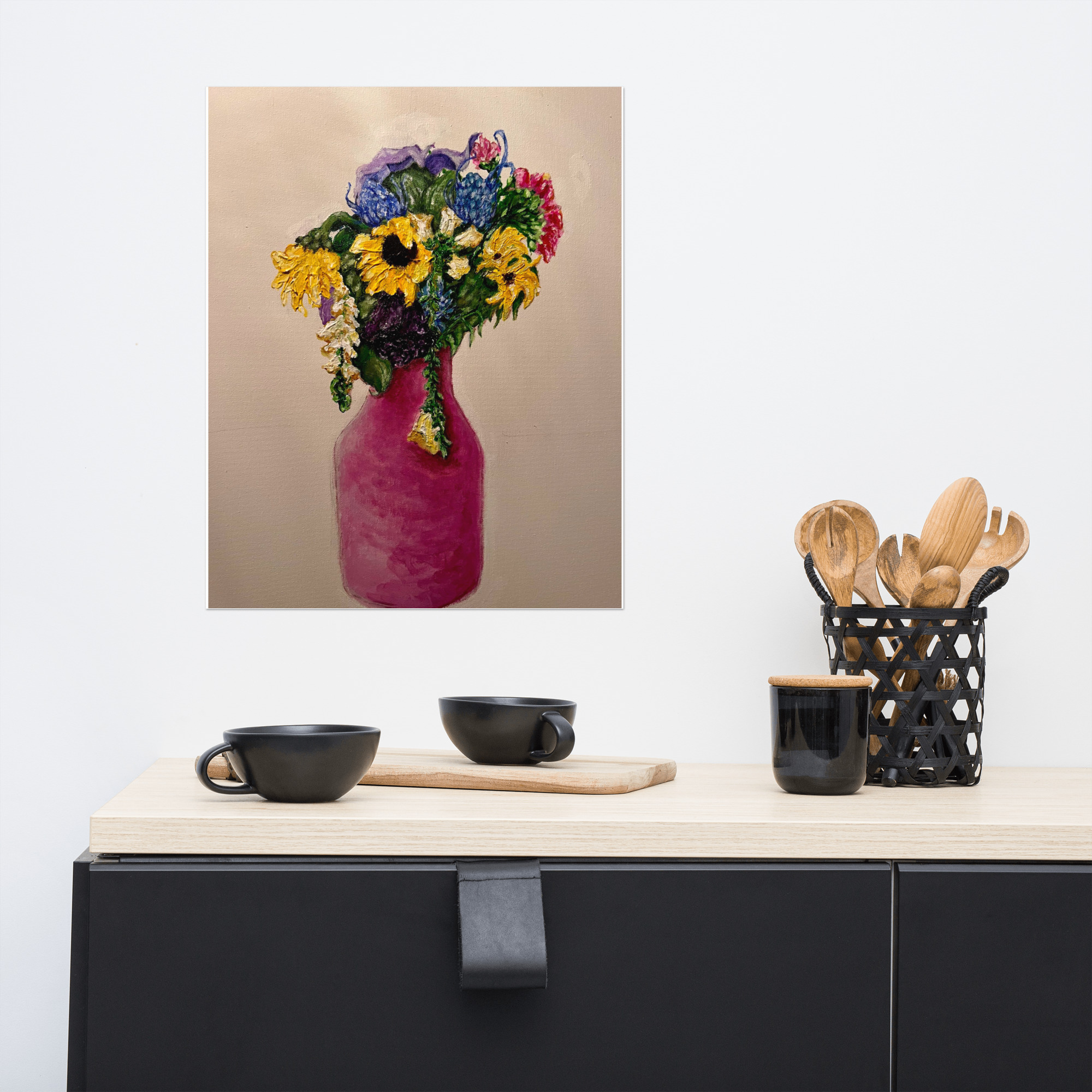 "Vase With Flowers" Poster From The JAM Collection - Image 2
