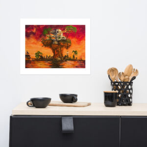 "My Plastic Beach" Art Poster From the JAM Collection